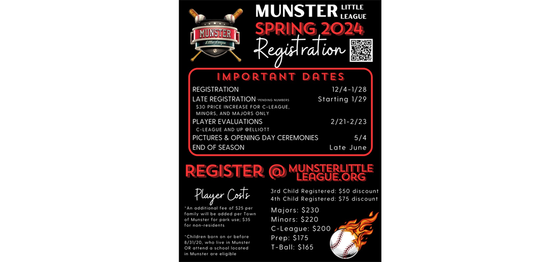 2024 MLL Registration- NOW OPEN!